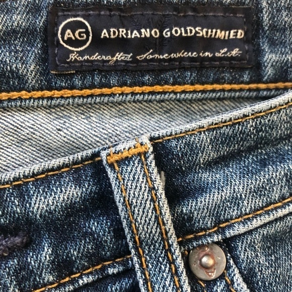 AG Adriano Goldschmied “The Colette” Slim Boot Jean 27X31 Stretch Med Wash - Picture 6 of 8